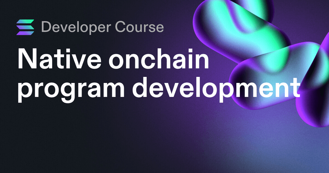 Native onchain program development