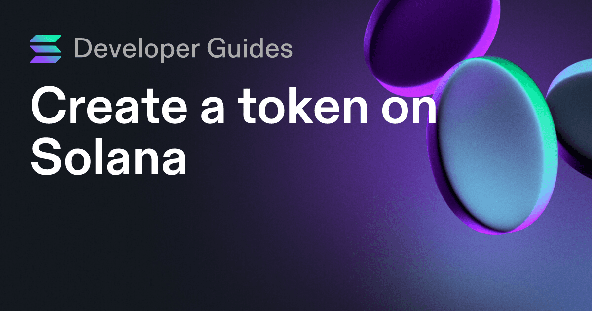 Create a token on Solana