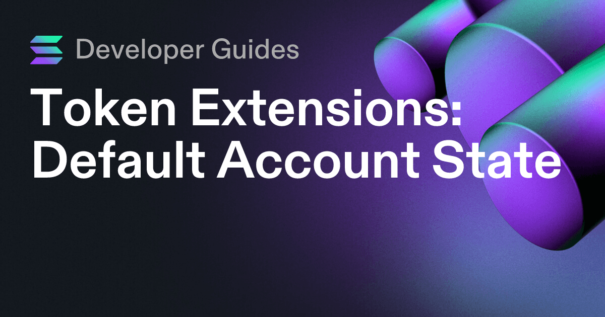 How to use the Default Account State extension